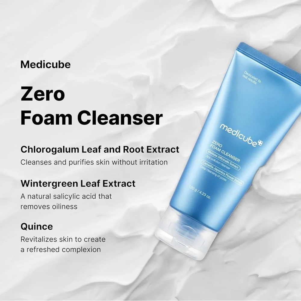 Medicube Zero Foam Cleanser 120g | Deep Pore Clean K-Beauty Cleanser 🫧✨